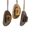 Kurt S Adler Cowboy Hat Ornament Glitter assorted