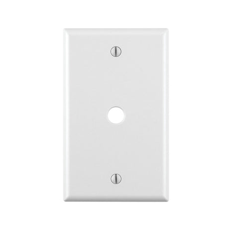 Leviton Telephone Wallplate White