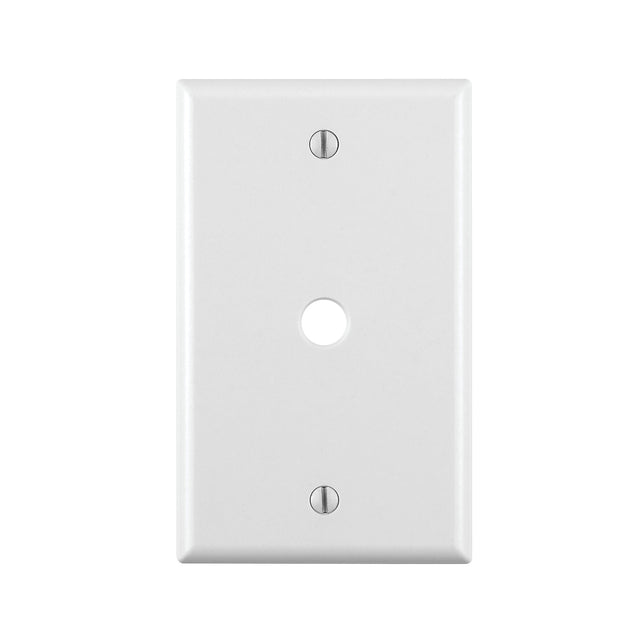 Leviton Telephone Wallplate White