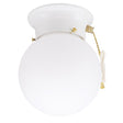 Westinghouse Ceiling Fixture with Pull Chain White