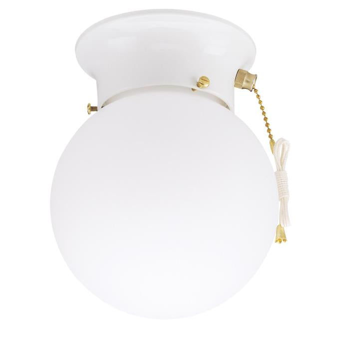 Westinghouse Ceiling Fixture with Pull Chain White