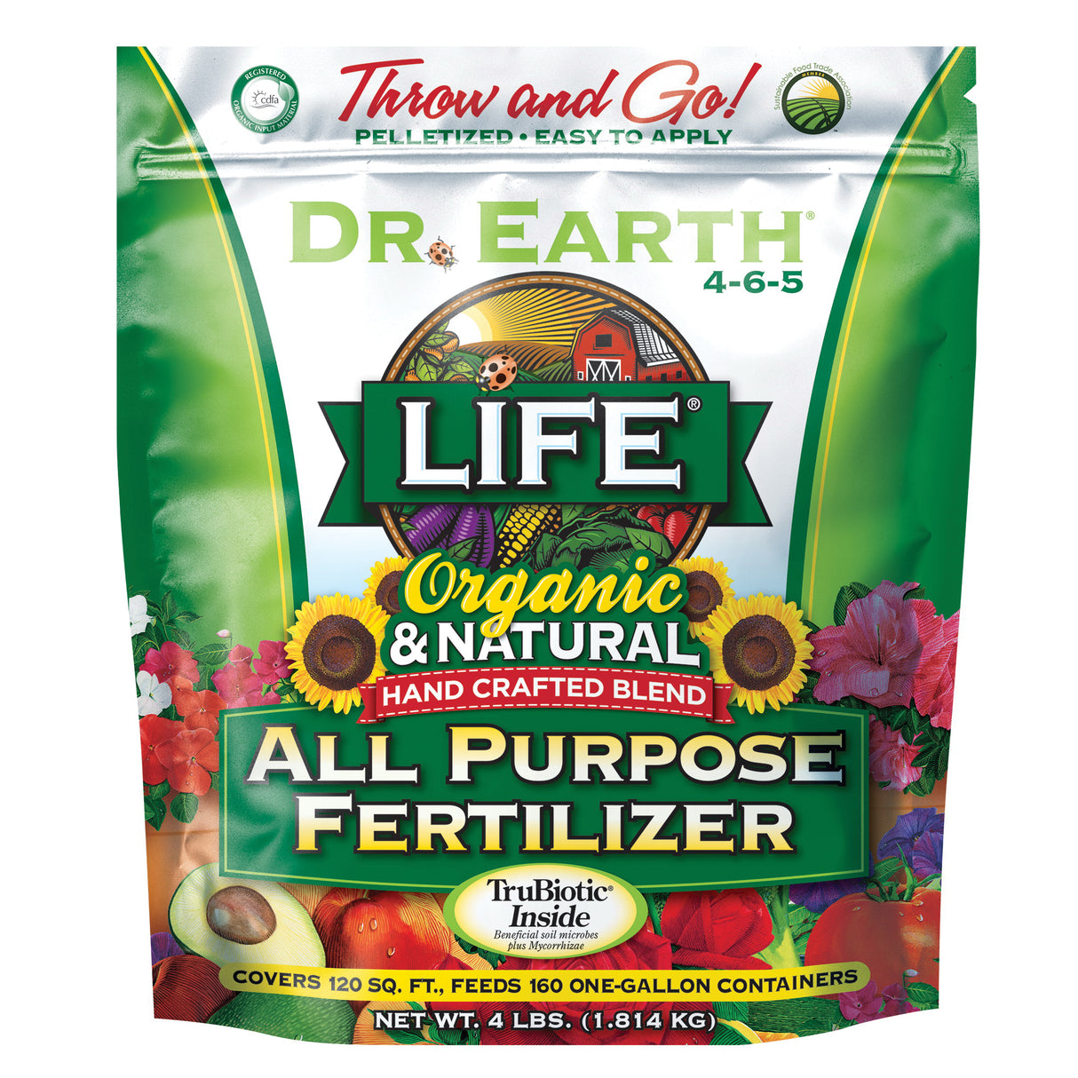 Dr. Earth All-Purpose Fertilizer 4LB