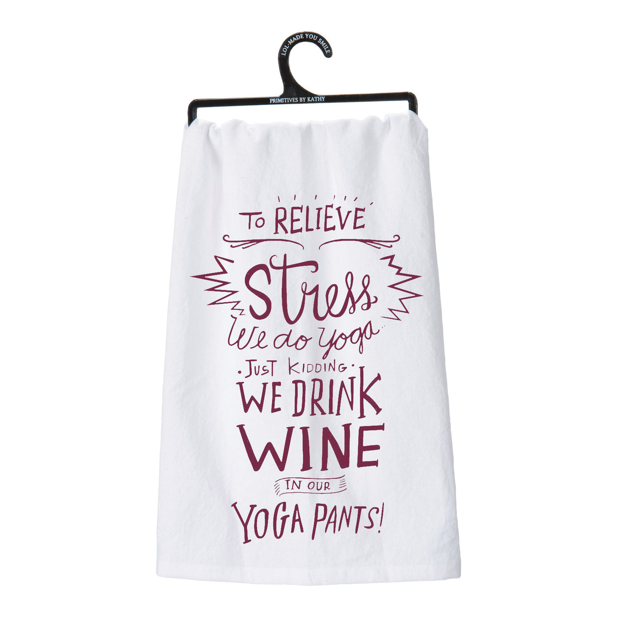 PRIMITIVES BY Kathy Dish Towel YOGA_PANTS