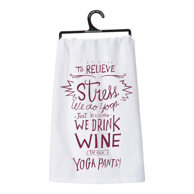 PRIMITIVES BY Kathy Dish Towel YOGA_PANTS