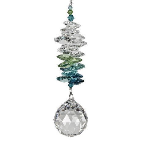 Woodstock Chimes Crystal Grand Cascade Green/clear