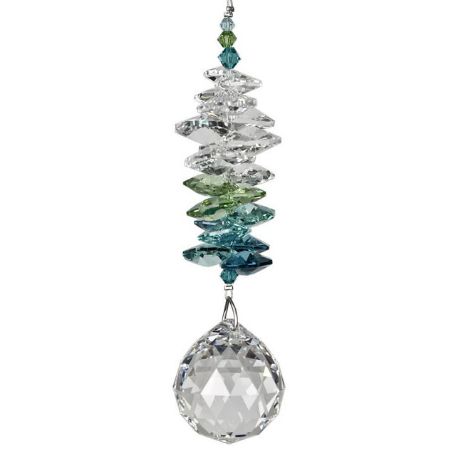Woodstock Chimes Crystal Grand Cascade Green/clear