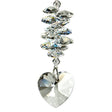 Woodstock Chimes Crystal Heart Cascade Crystal