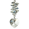 Woodstock Chimes Crystal Heart Cascade Crystal