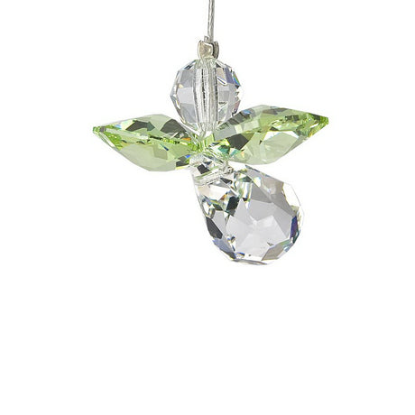 Woodstock Chimes Crystal Guardian Angel Peridot