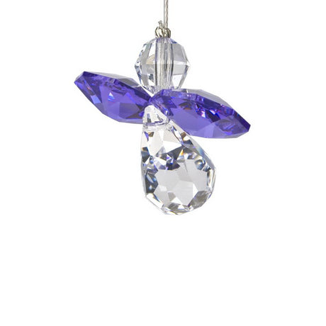 Woodstock Chimes Crystal Guardian Angel Amethyst