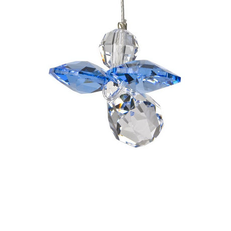 Woodstock Chimes Crystal Guardian Angel Sapphire