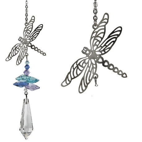 Woodstock Chimes Crystal Fantasy DRAGONFLY