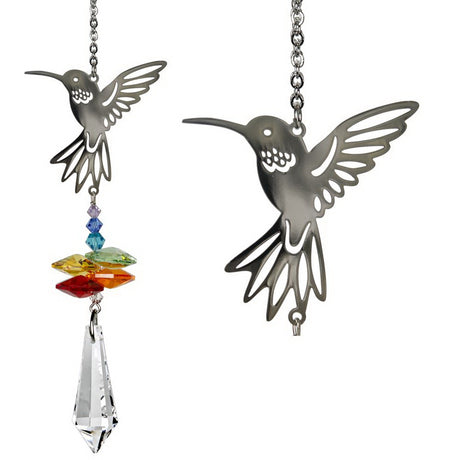 Woodstock Chimes Crystal Fantasy HUMMINGBIRD