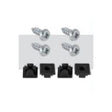 Custom Accessories Fastener White