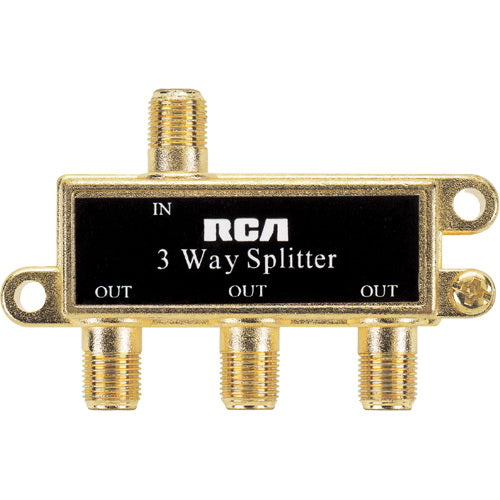 RCA Three-Way Signal Splitter