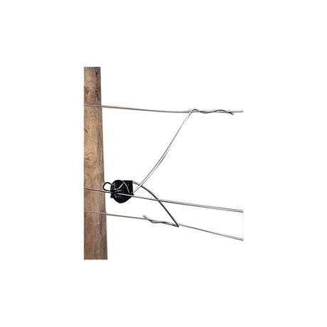 Gallagher Pin-Lock Wire Offset Insulator Black