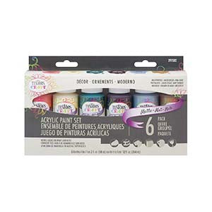 Testors Craft Paint Set 6color / 2OZ