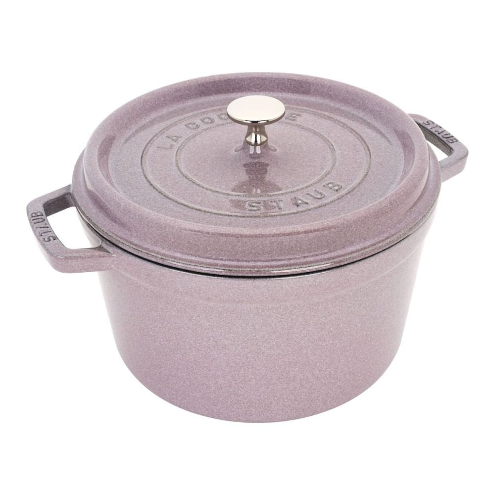 Staub 5 Qt Round Tall Cocotte Lilac