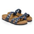 Birkenstock Women's Franca Oiled Leather Clog - Navy Navy