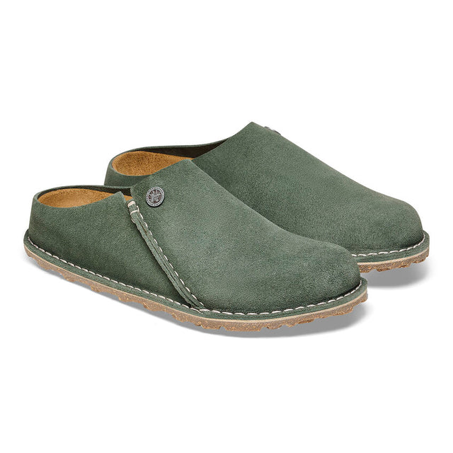 Birkenstock Zermatt Premium Suede Leather Clog - Thyme Thyme