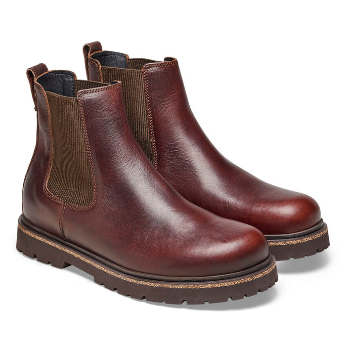 Birkenstock Men's Highwood Slip On Leather Boot - Chocolate Chocolate