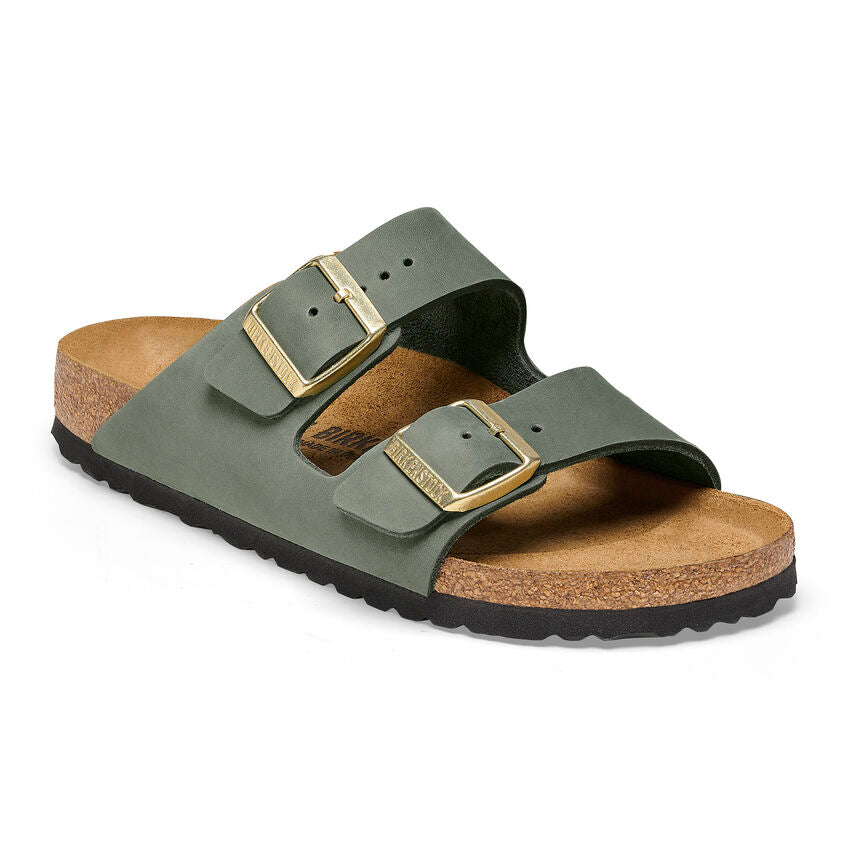 Birkenstock Women's Arizona Nubuck Sandal Thyme