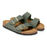 Birkenstock Women's Arizona Nubuck Leather Sandal - Thyme Thyme