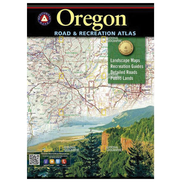 National Geographic Landscape Map OREGON