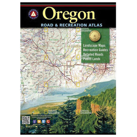 National Geographic Landscape Map OREGON