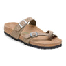 Birkenstock Women's Mayari Vegan Birkibuk Sandal Gray Taupe