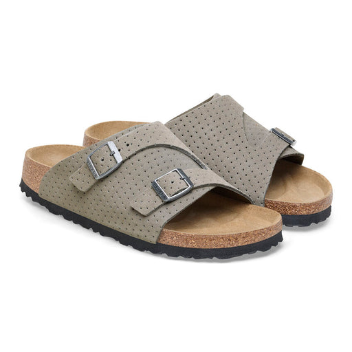 Birkenstock Men's Zurich Suede Sandal - Dotted Stone Coin Dotted Stone Coin