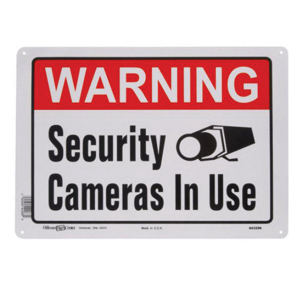 Hillman Sign SECURITY_CAMERA