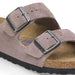 Birkenstock Arizona Soft Footbed Suede Leather Sandal - Faded Purple Faded Purple