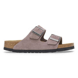 Birkenstock Arizona Soft Footbed Suede Leather Sandal - Faded Purple Faded Purple