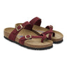 Birkenstock Mayari Soft Footbed Nubuck Leather Sandal - Zinfandel Zinfandel