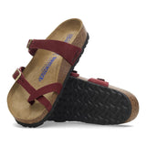 Birkenstock Mayari Soft Footbed Nubuck Leather Sandal - Zinfandel Zinfandel