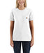Carhartt Women's Loose Fit Heavyweight Short-sleeve Pocket T-shirt White