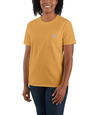 Carhartt Women's Loose Fit Heavyweight Short-sleeve Pocket T-shirt Golden oak