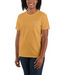 Carhartt Women's Loose Fit Heavyweight Short-sleeve Pocket T-shirt Golden oak