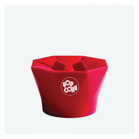 Chef'n Poptop Microwave Popcorn Popper Cherry