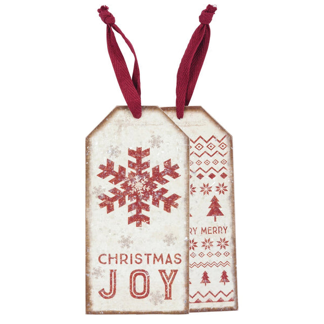 PRIMITIVES BY Kathy Christmas Joy Bottle Tag Christmas joy