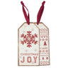 PRIMITIVES BY Kathy Christmas Joy Bottle Tag Christmas joy