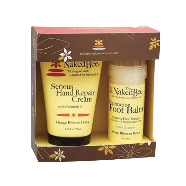 The Naked Bee Hand and Foot Repair Kit Orange blossom