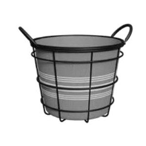 Panacea Modern Basket Bistro print/black