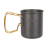 OLicamp Space Saver Mug with Grip Gold