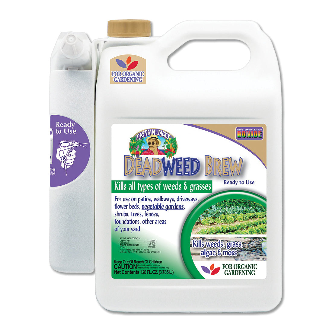 Bonide Ready-to-Use Deadweed Brew with Battery Powered Sprayer