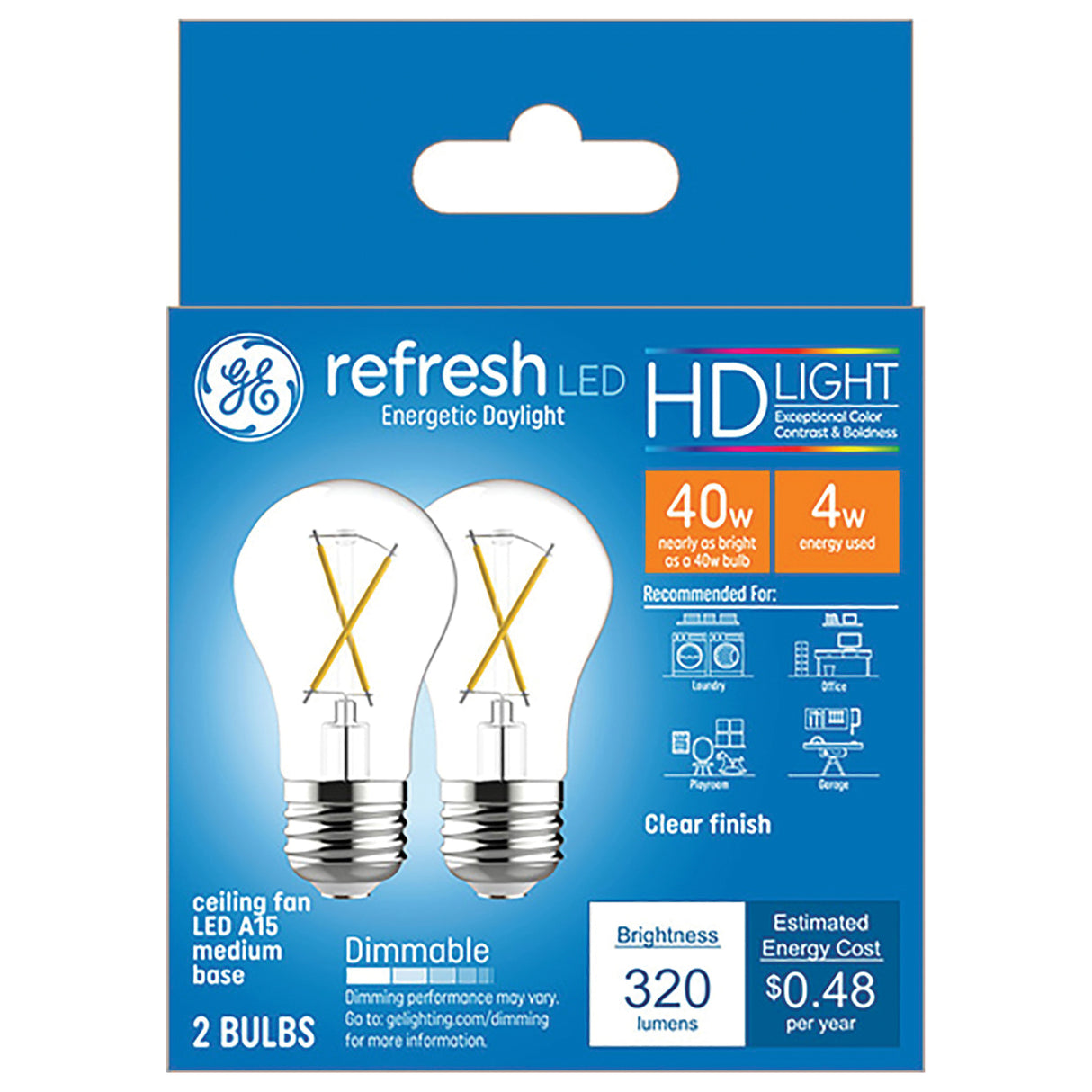 GE Replacement Bulb 2PK