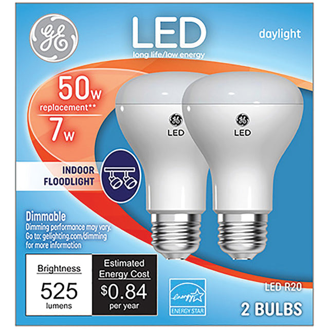 GE Light Bulb 2PK