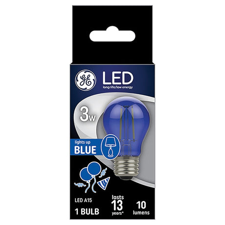 GE Party Light Bulb Blue