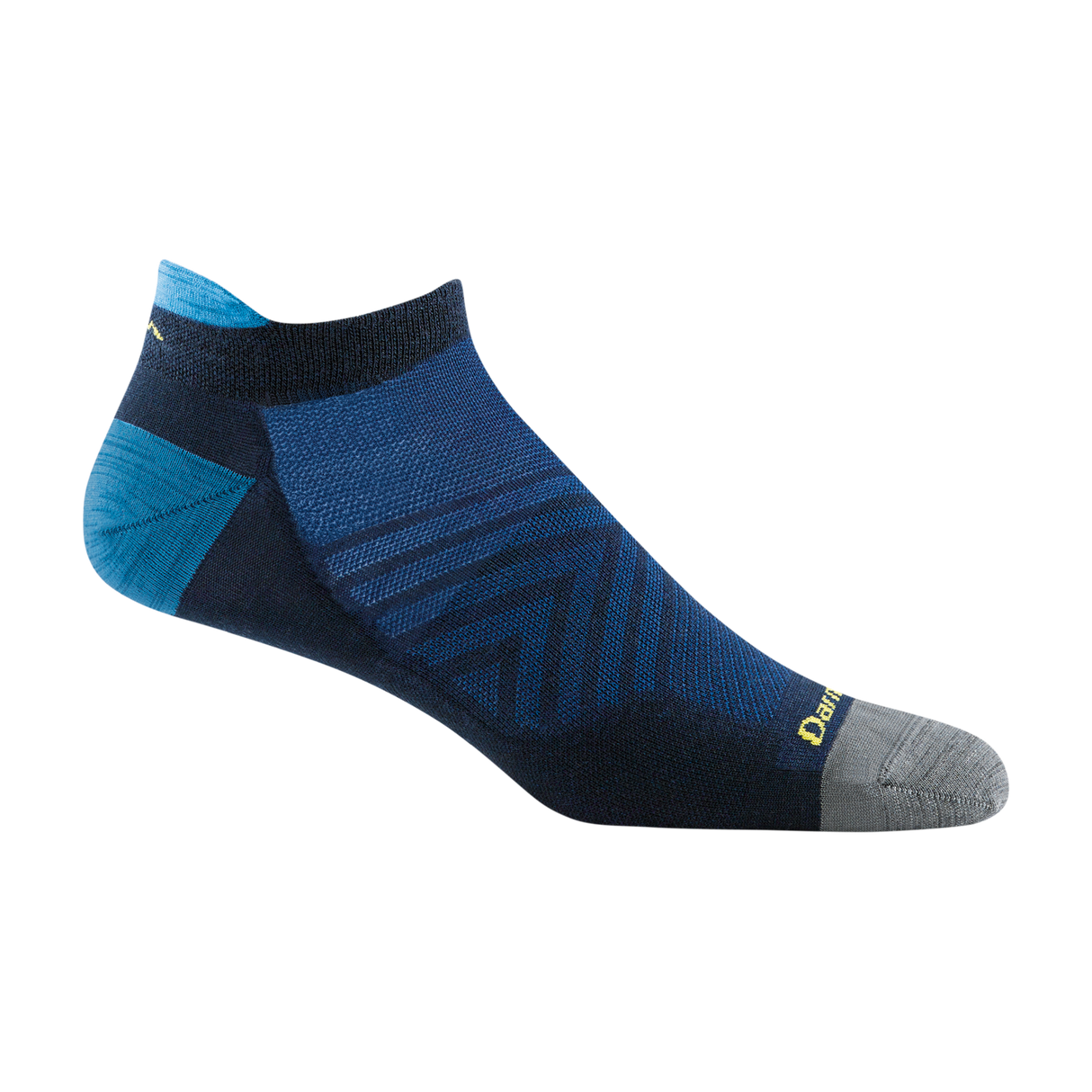 Darn Tough Men's Run No Show Tab No Cushion Ultra-Lightweight Running Sock - Eclipse Eclipse